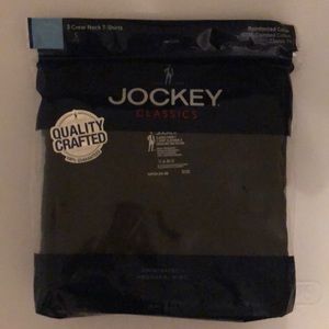 3 Men’s Jockey Classics Crew Neck T-shirts